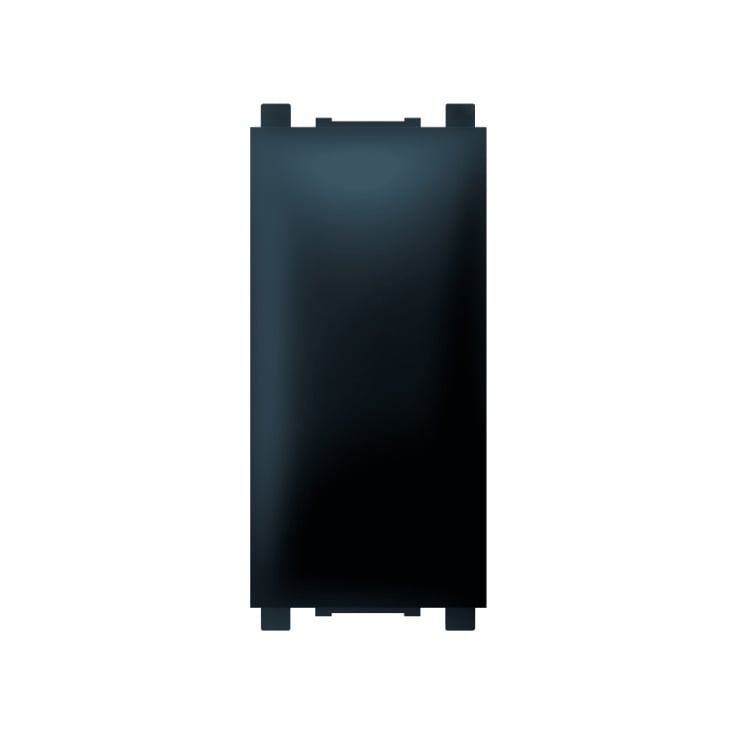 Poklopac maske (slepi modul) 1M crni soft slika 1