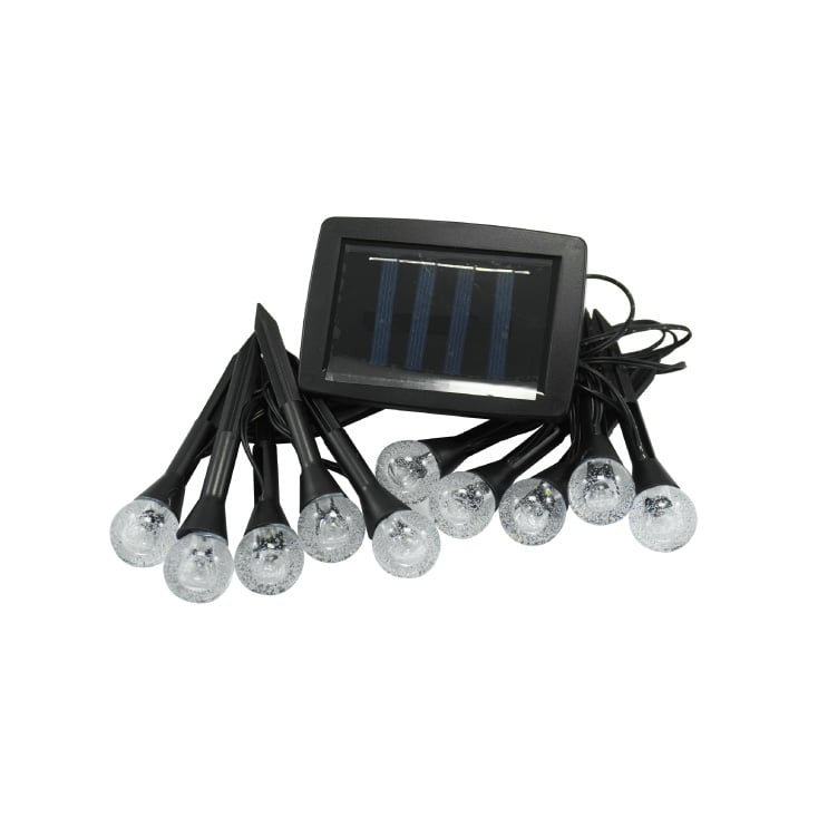 Solarni LED ubadajući niz 1.8 m, 10 lampi slika 1