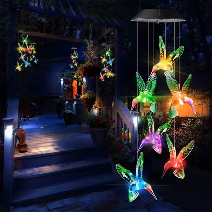 Viseća solarna RGB LED lampa "ptičice" 11421 slika 1