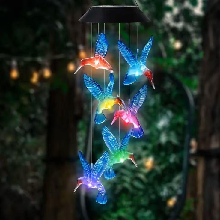 Viseća solarna RGB LED lampa "ptičice" 11421 slika 2