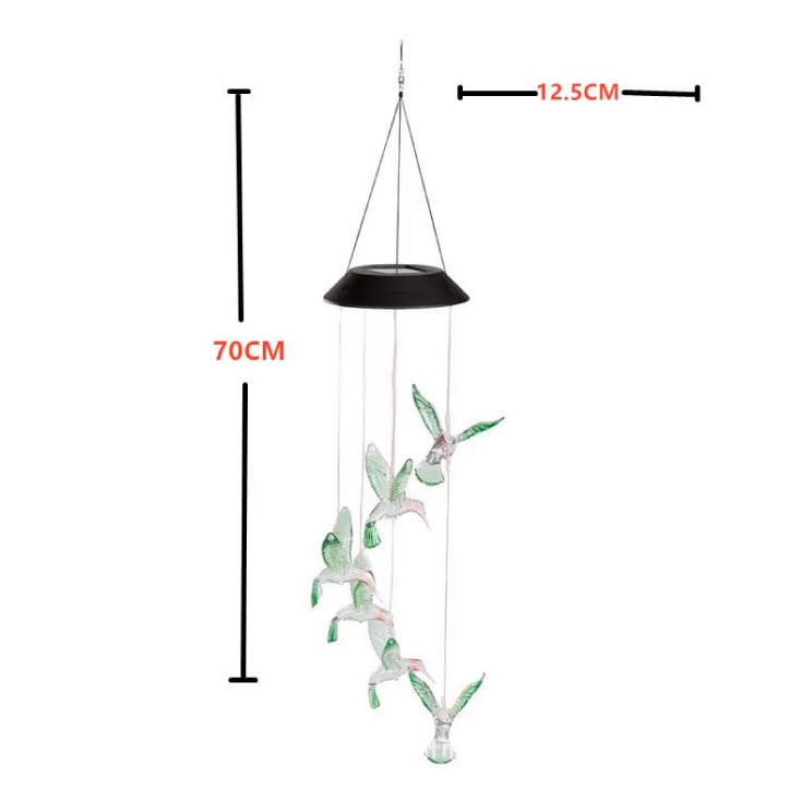 Viseća solarna RGB LED lampa "ptičice" 11421 slika 3