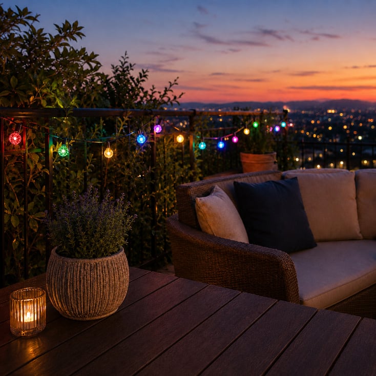 Solarni LED niz 5.5 m, 35 lampica slika 2