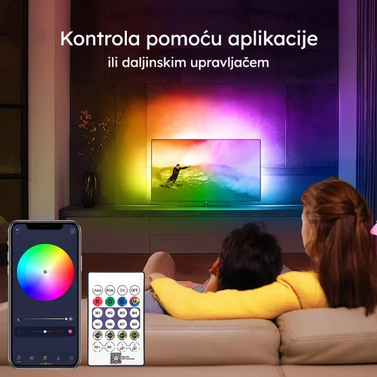 RGB LED niz 10m slika 2