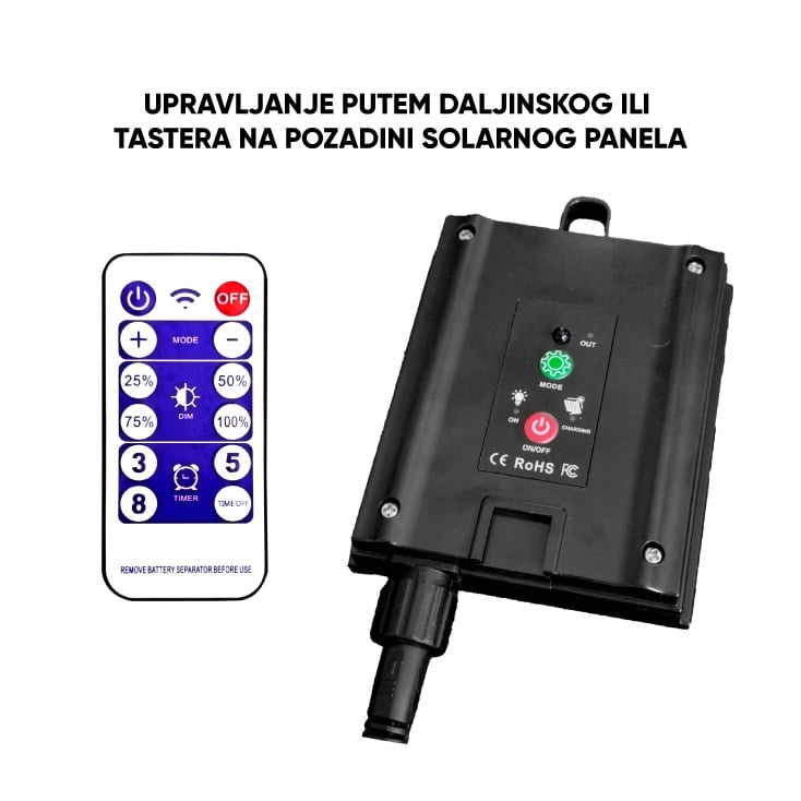 Solarni niz + 25 sijalica E12, 7.5m slika 2
