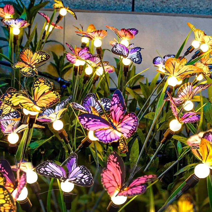 Solarna baštenska lampa - 4 kom. 6 LED slika 3