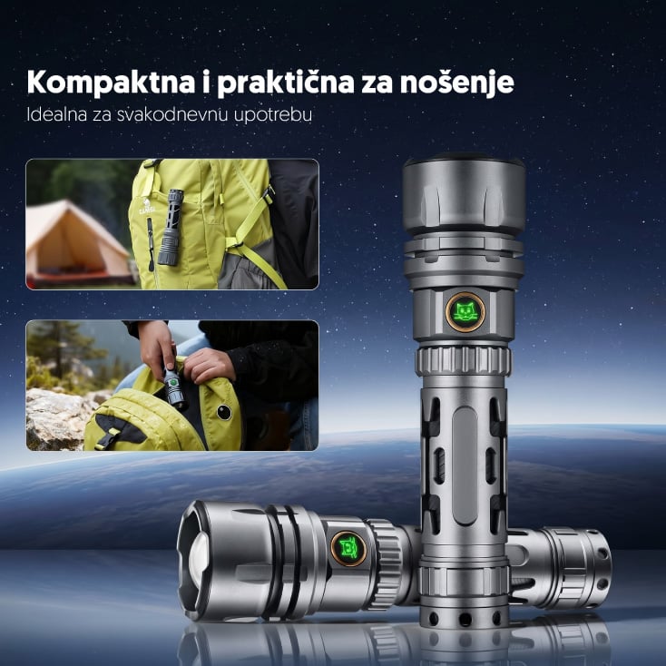 Punjiva LED baterijska lampa 11858 slika 2