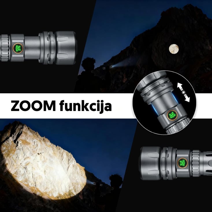 Punjiva LED baterijska lampa 11858 slika 3