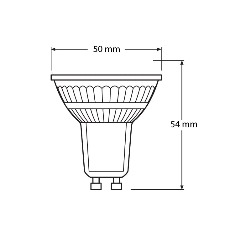 LED sijalica 4000K 6.9W GU10 60° OSRAM slika 2