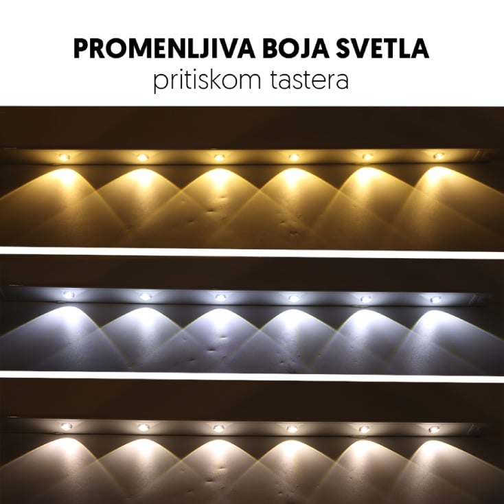 Punjiva LED lampa 80cm, sa PIR senzorom  slika 3