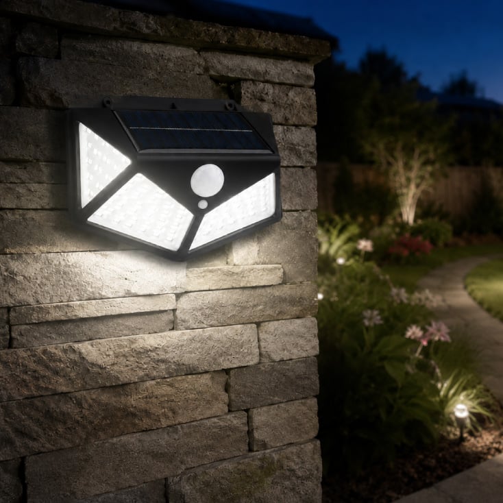 Solarni LED reflektor sa PIR senzorom 15W 130lm slika 2