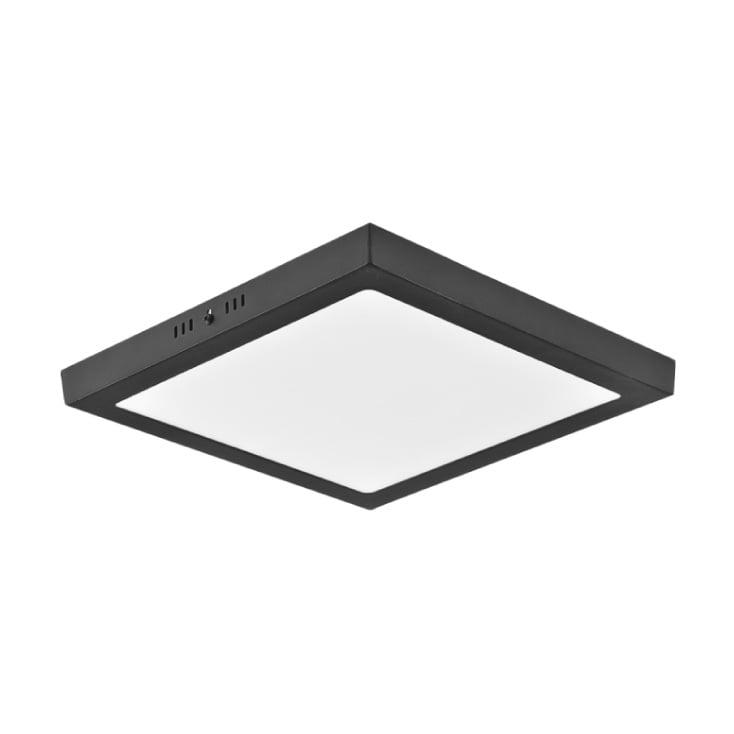 Crna LED plafonjera 24W, promen. boja svetla IP20 slika 1