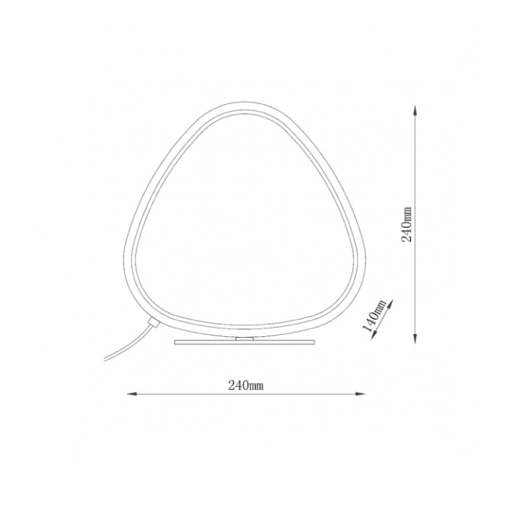 Stona LED lampa 12W, promenljiva boja svetla slika 2