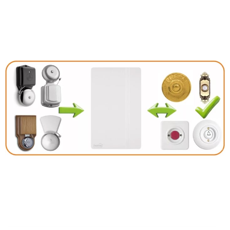 Žično kućno zvono sa 36 melodija 240V~ ili 4xAA slika 3