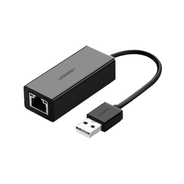 USB 2.0 na RJ45 adapter 10/100Mbps crni slika 1