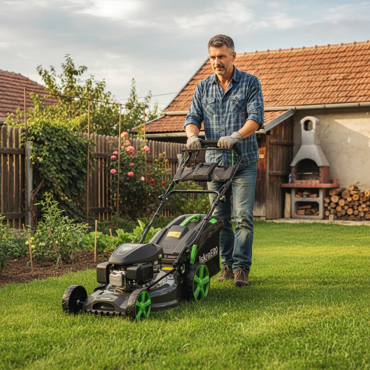ISKRA samo. benz. kosilica sa HONDA motorom 201cm3 slika 2