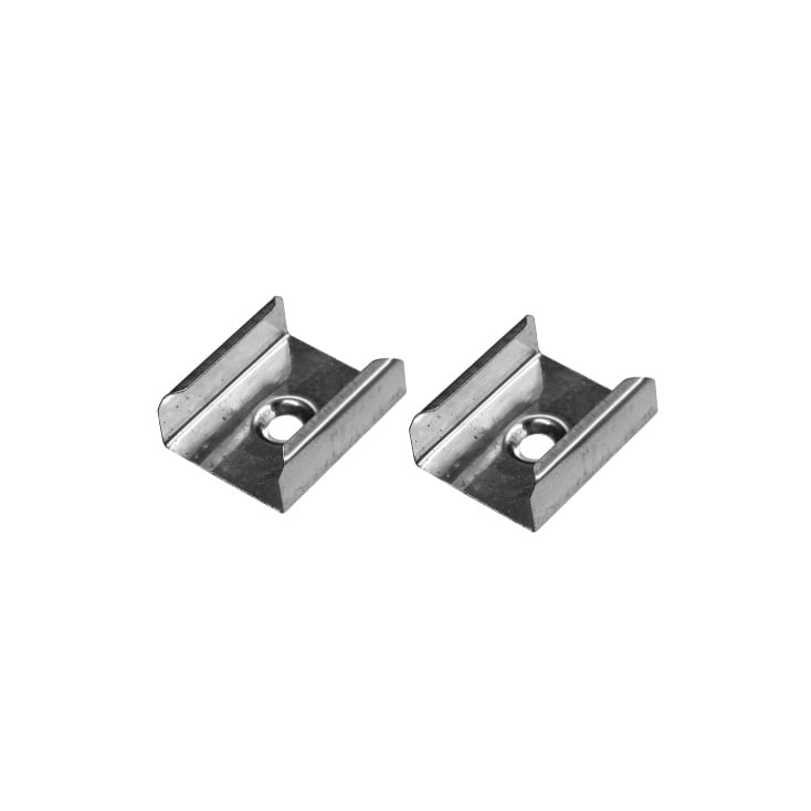 Set aluminijumski profil za LED trake 2m 15x6 mm crni slika 4