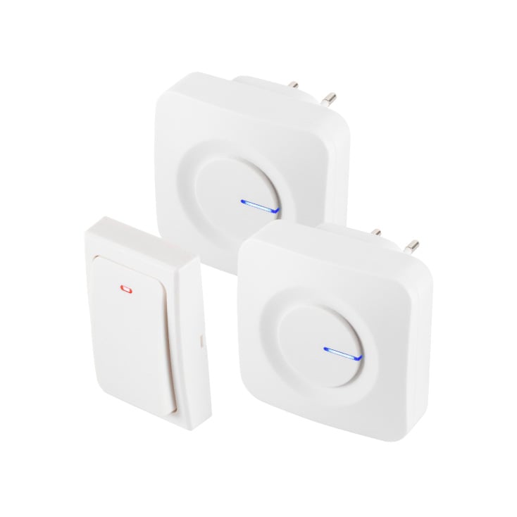 Bežično kućno zvono set 230V~, kinetički taster slika 1