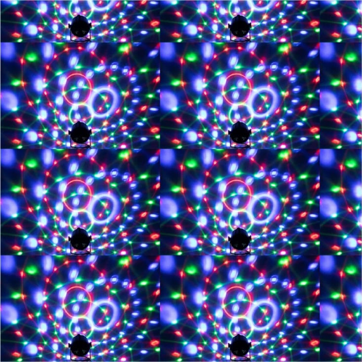 Mini RGB disko kugla 80mm, USB, do 100m2 slika 4