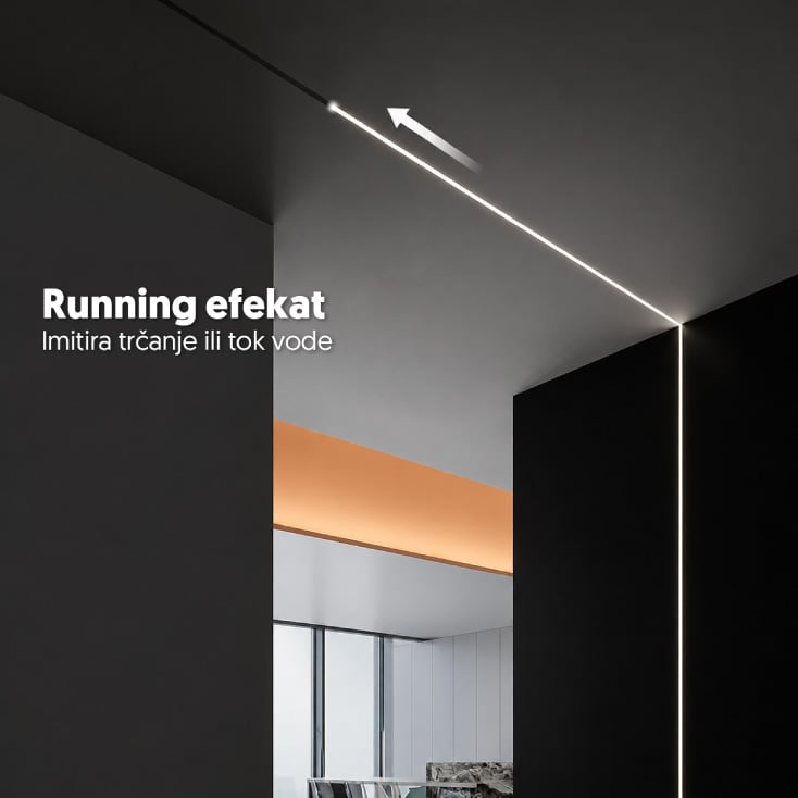 RUNNING LED / trčeća LED traka 120 LED/m 6000K WS16703 IP20 24V slika 3