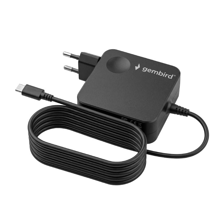 Punjač za laptop 65W, kabel 2m, USB-C slika 1