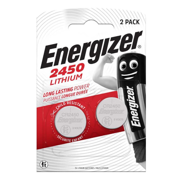 Energizer dugmasta litijumska baterija CR2450 1/2 slika 1