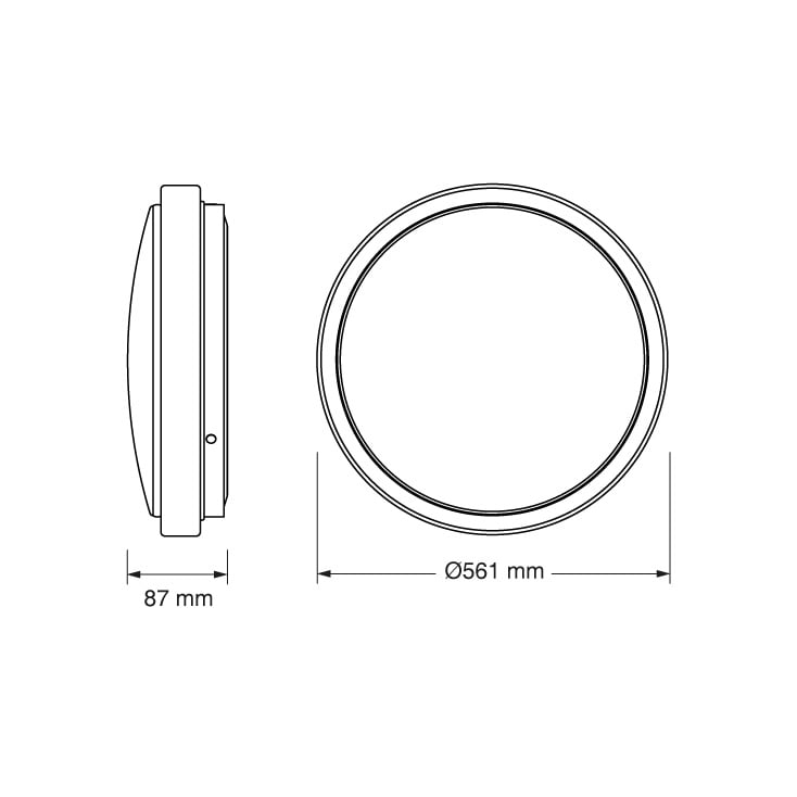 OSRAM LED plafonjera 56cm 72W 4000K IP20 slika 2