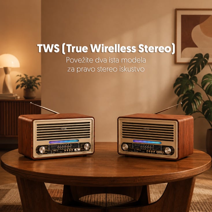 Retro Bluetooth radio 6679BT slika 3