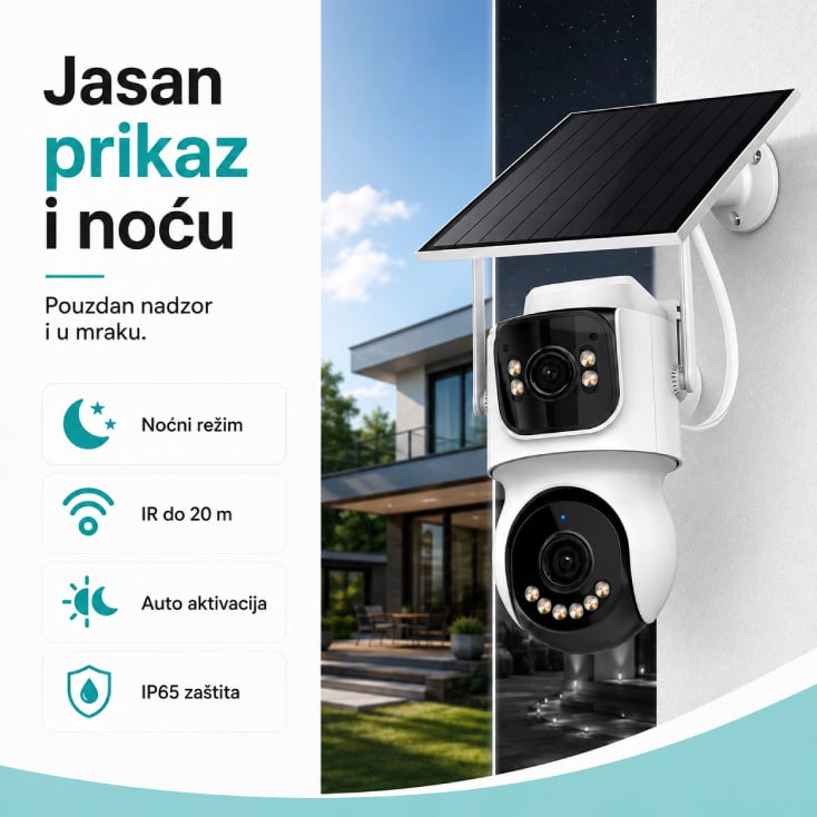 IP Wi-Fi 4G solarna kamera sa dva objektiva, AOV 2x2.0MP slika 4