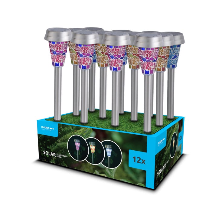 Solarna baštenska lampa u više dezena GS030 slika 3