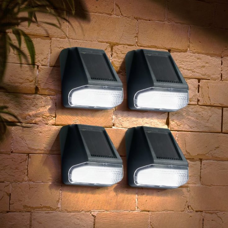 Nazidna LED solarna lampa - 4 kom. WS120 slika 3