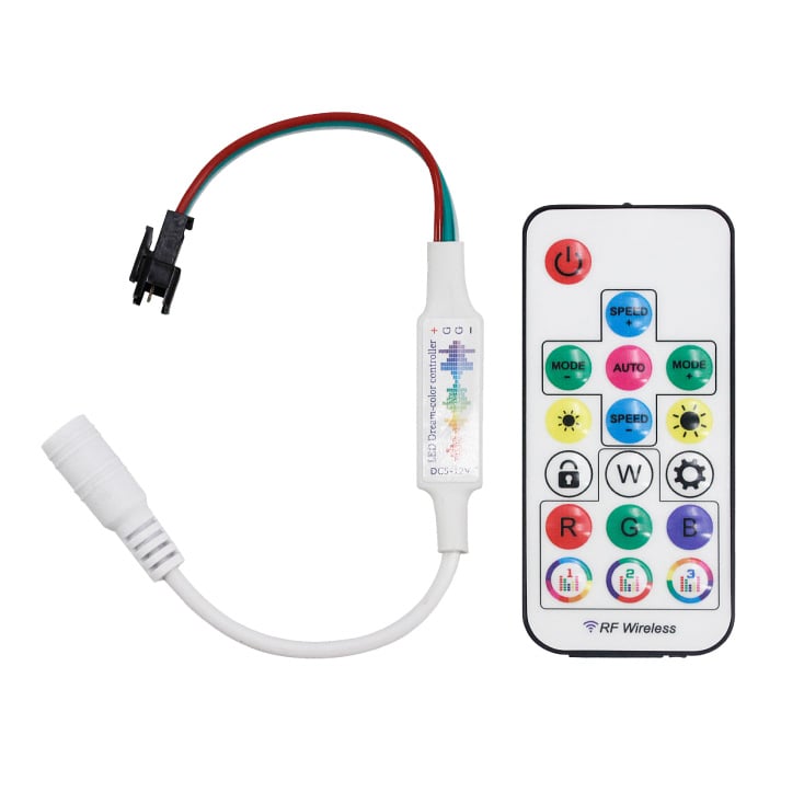Kontroler za pixel LED trake 5-24V, daljnski slika 1