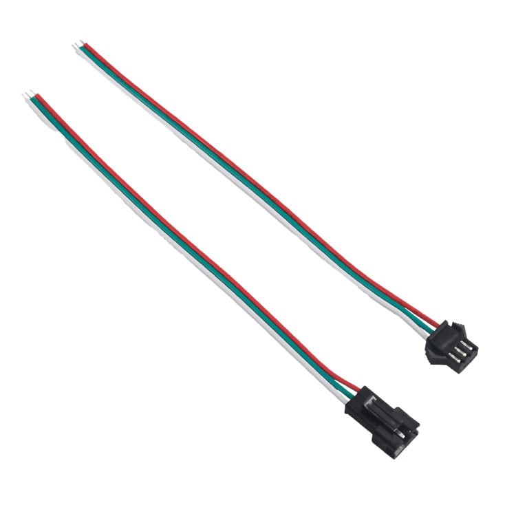Set priključnih kablova za PIXEL LED trake, 10cm (1xM+1xŽ) slika 1