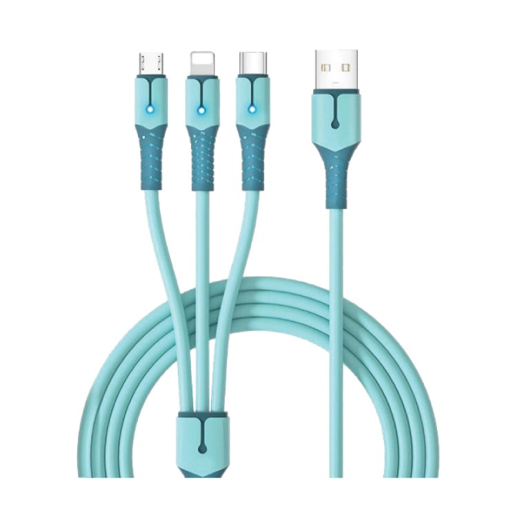 USB 3u1 kabel tip A-microB/C/Lighting 65W 1.5m slika 1
