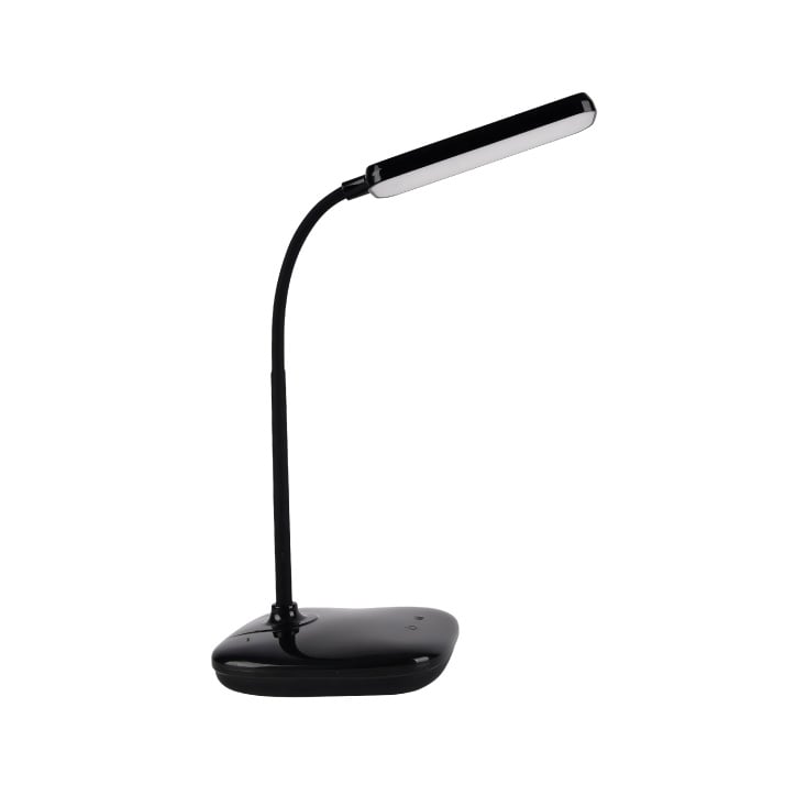 Stona lampa sa LED svetlom i touch podešavanjem 12W OSRAM crna slika 1