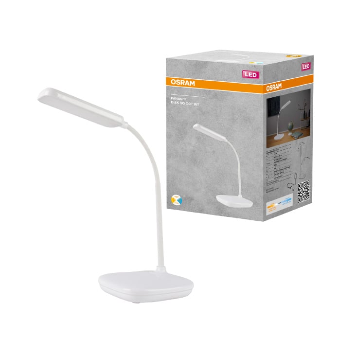 Stona lampa sa LED svetlom i touch podešavanjem 12W OSRAM bela slika 2