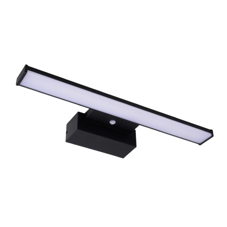 Zidna LED lampa 6W sa senzorom 4000K crna slika 1