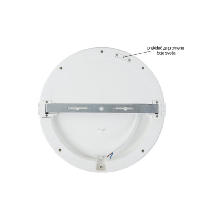 Bela LED plafonjera 20W, promenljiva boja svetla IP65 slika 2