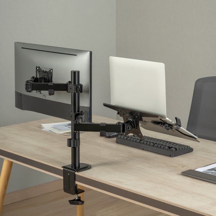Stoni nosač monitora + laptop nosač 17" do 32" 9kg slika 4