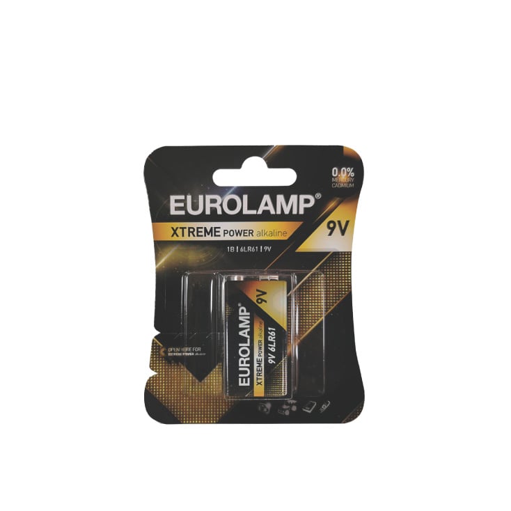Alkalna baterija Extreme 6LR61, 9V, 1 komad slika 1