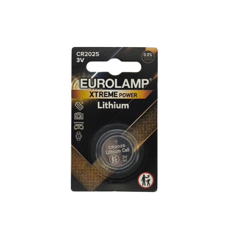 Litijumska baterija Extreme CR2025, 3V, 1 komad slika 1