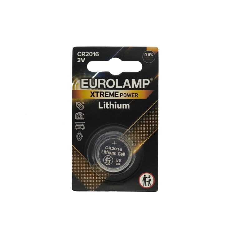 Litijumska baterija Extreme CR2016, 3V, 1 komad slika 1