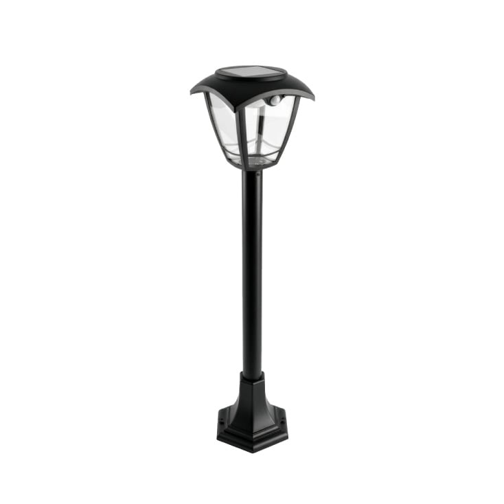 EUROLAMP solarna lampa sa senzorom pokreta, 3W, 400lm, crna slika 1