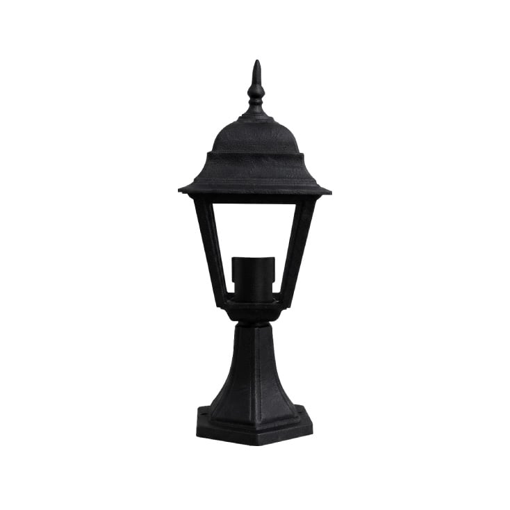 ARTE ILLUMINA stubna baštenska svetiljka E27, IP44, crna slika 1