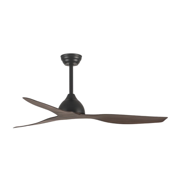 Plafonski ventilator sa daljinskim upravljačem, 132 cm, 30W, tamna boja drveta slika 1