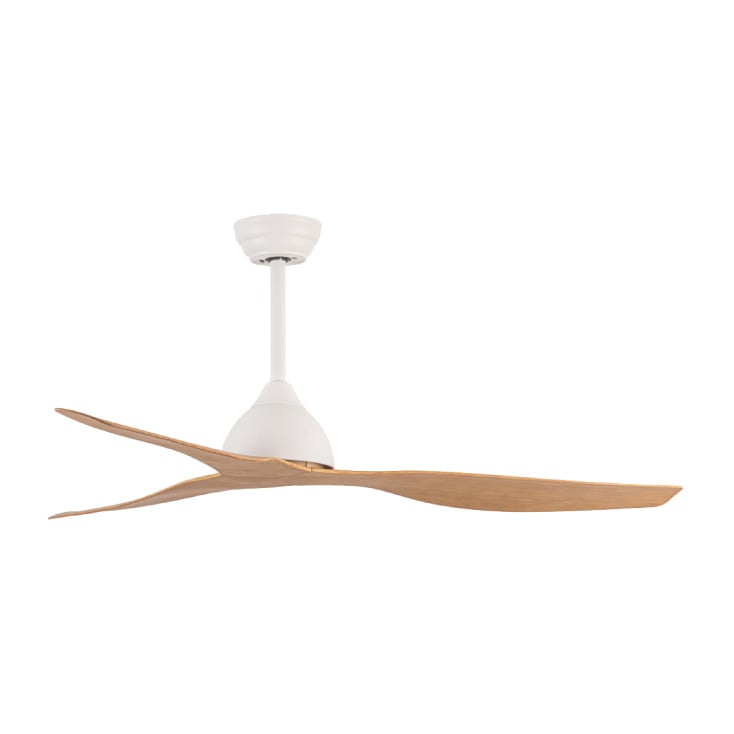 Plafonski ventilator sa daljinskim upravljačem, 132 cm, 30W, svetla boja drveta slika 1