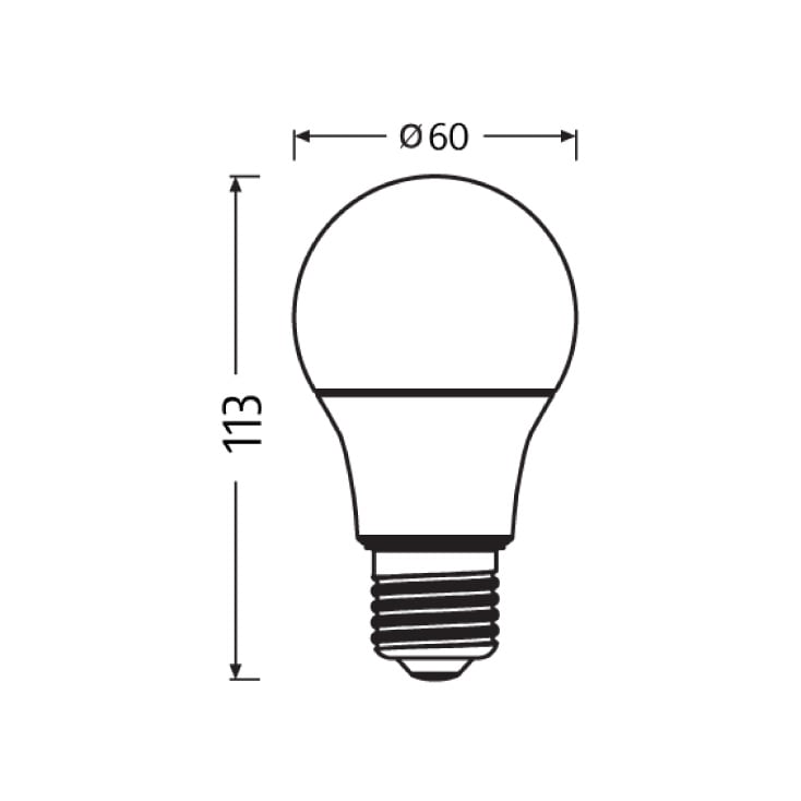 LED sijalica classic A75 od reciklirane plastike, 10W, 4000K, E27 OSRAM slika 2
