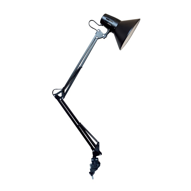 Stona lampa PANAN Classic Hook E27, OSRAM crna slika 1