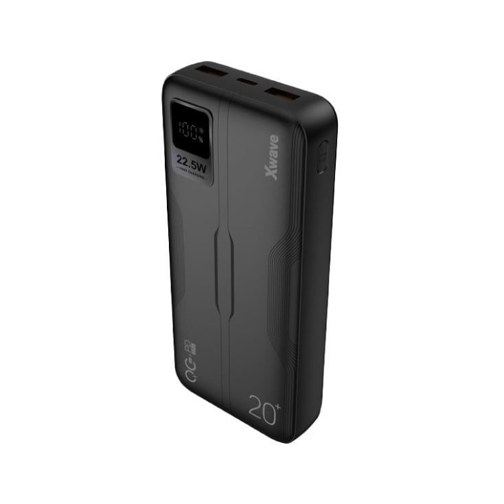 Xwave Power bank eksterna baterija 20000mAh/PD20W+QC3.0 22.5W/3A/2 xUSB/Type-C slika 1