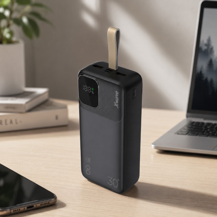 Xwave power bank eksterna baterija 30000mAh/20W/PD3.0/QC3.0/3A/2 xUSB/Type-C slika 3