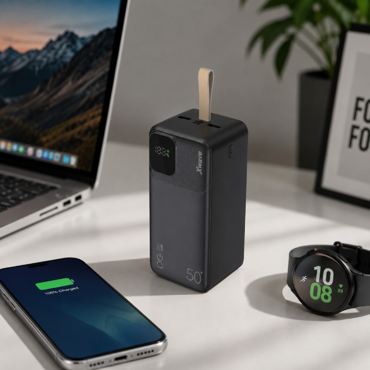 Xwave power bank eksterna baterija 50000mAh/20W/PD3.0/QC3.0/3A/2 xUSB/Type-C slika 3